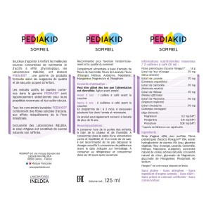 PEDIAKID - Pack Sirops Sommeil & Nervosité PEDIAKID - Pack Sirops Sommeil & Nervosité