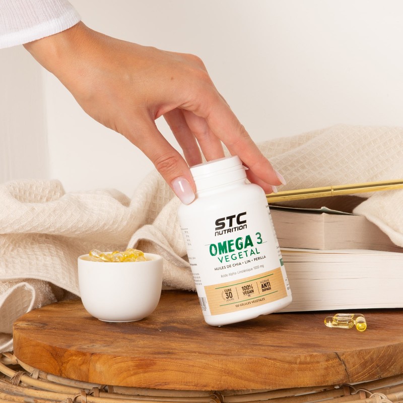 Omega 3 Végétal: Protection cardio-vasculaire - 120 gélules - Vegan Omega 3 Végétal: Protection cardio-vasculaire - 120 gélules - Vegan