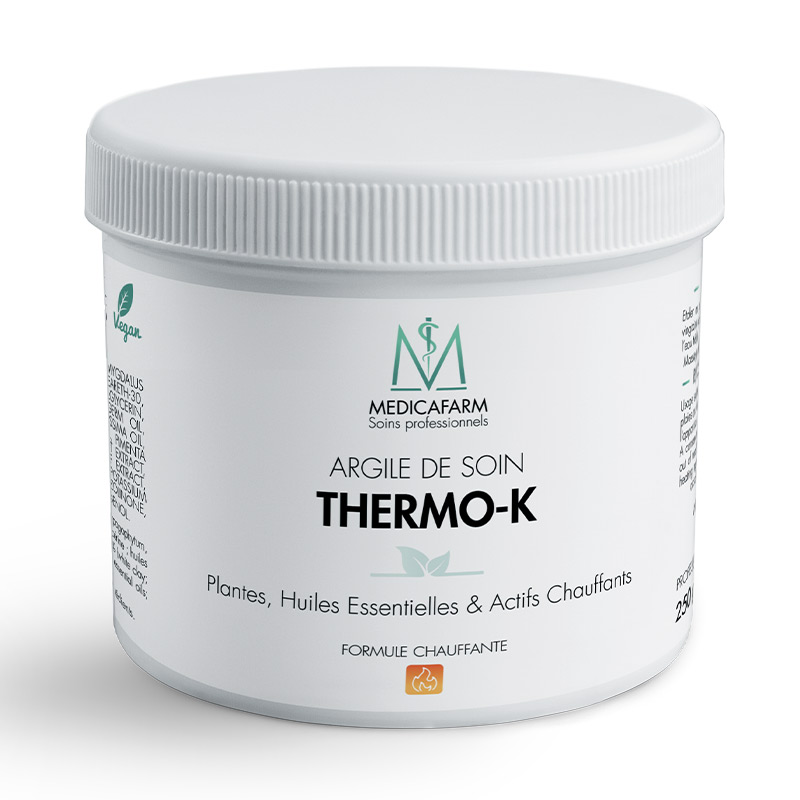 Argile de soin THERMO-K MEDICAFARM - Formule chauffante Argile de soin THERMO-K MEDICAFARM - Formule chauffante