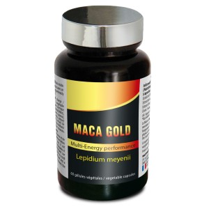 Maca Gold - Stimule désir sexuel et Tonifie l'organisme - 60 gélules Maca Gold - Stimule désir sexuel et Tonifie l'organisme - 60 gélules