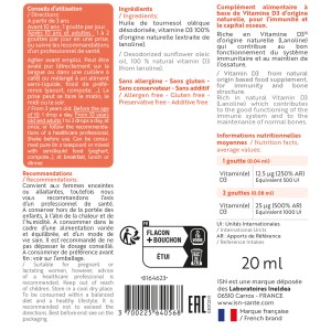 Vital-D3 ISN- Maintient le capital osseux - 20ml - Ineldea Santé Naturelle Vital-D3 ISN- Maintient le capital osseux - 20ml - Ineldea Santé Naturelle
