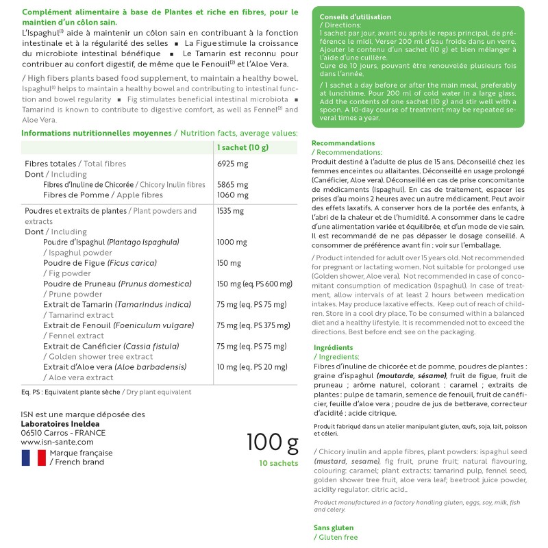 Detox Colon Ineldea Santé Naturelle - Contribue au bien-être général Detox Colon Ineldea Santé Naturelle - Contribue au bien-être général