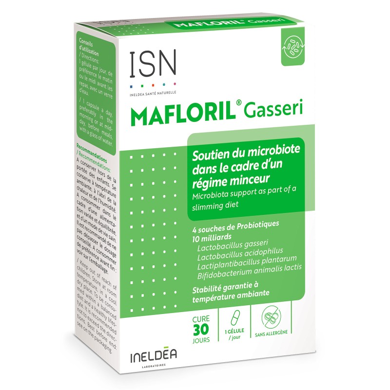 Mafloril Gasseri: Soutien dans le cadre d’un régime minceur - Cure 30j Mafloril Gasseri: Soutien dans le cadre d’un régime minceur - Cure 30j