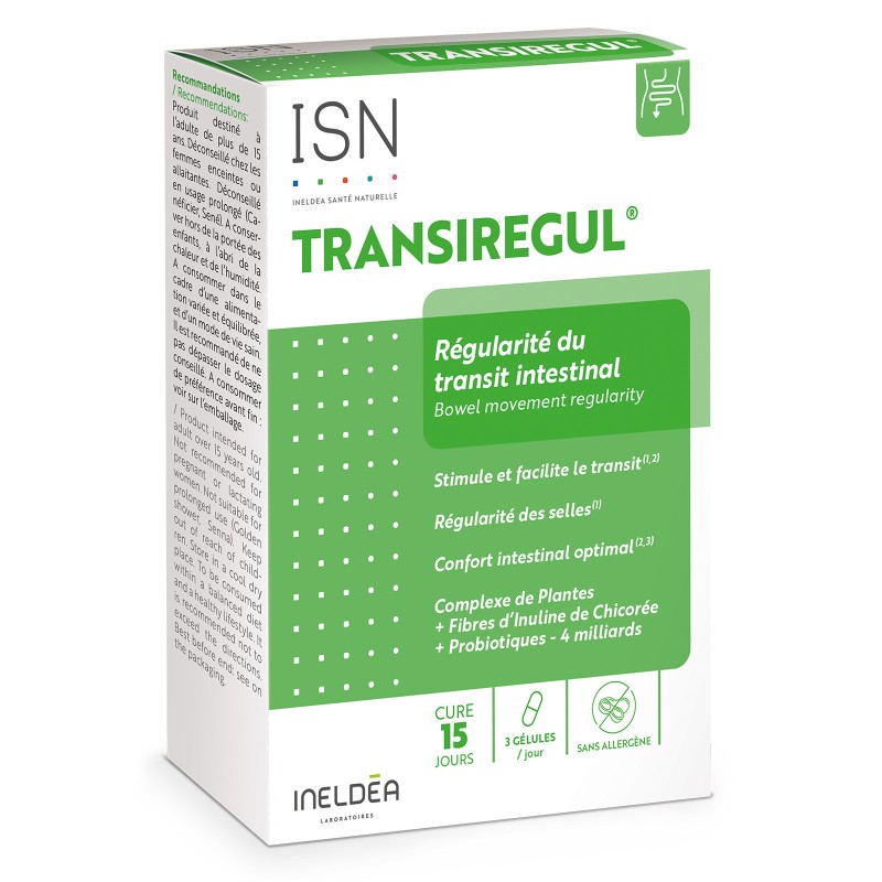Transiregul Ineldea Santé Naturelle - Contribue à une bonne digestion Transiregul Ineldea Santé Naturelle - Contribue à une bonne digestion