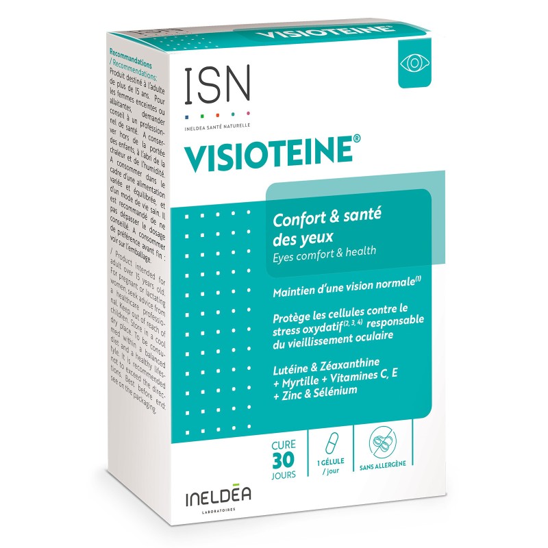 Visioteine ISN - Acuité et le confort visuels - Ineldea Santé Naturelle Visioteine ISN - Acuité et le confort visuels - Ineldea Santé Naturelle