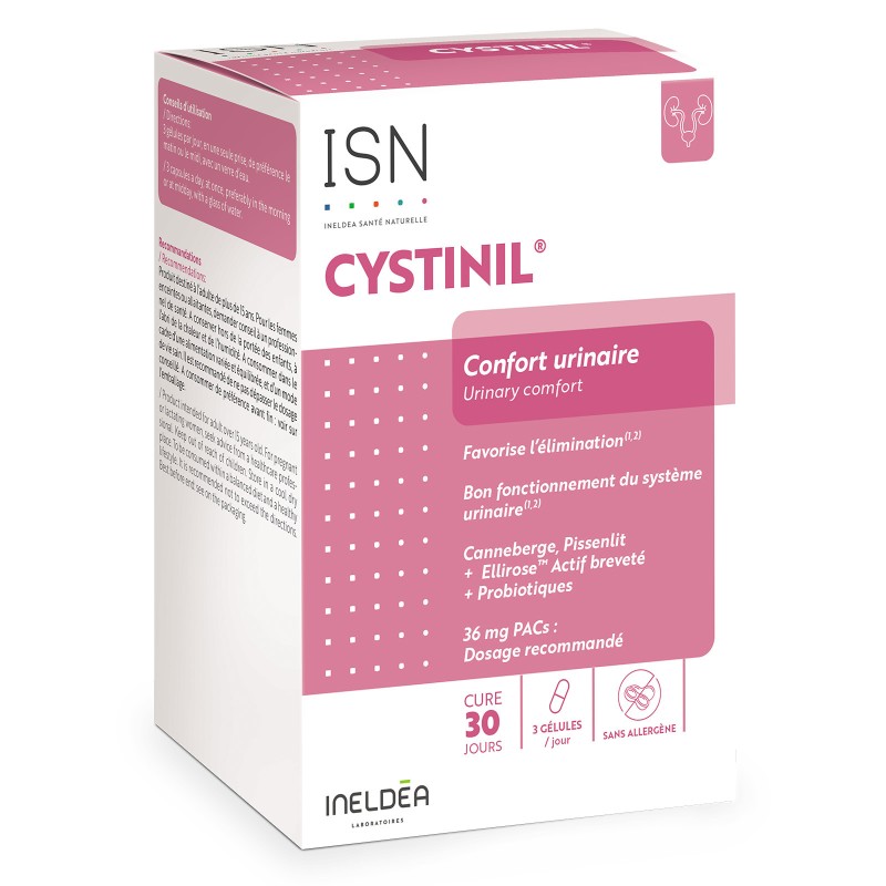 Cystinil ISN - Prévient les troubles urinaires - Ineldea Santé Naturelle Cystinil ISN - Prévient les troubles urinaires - Ineldea Santé Naturelle