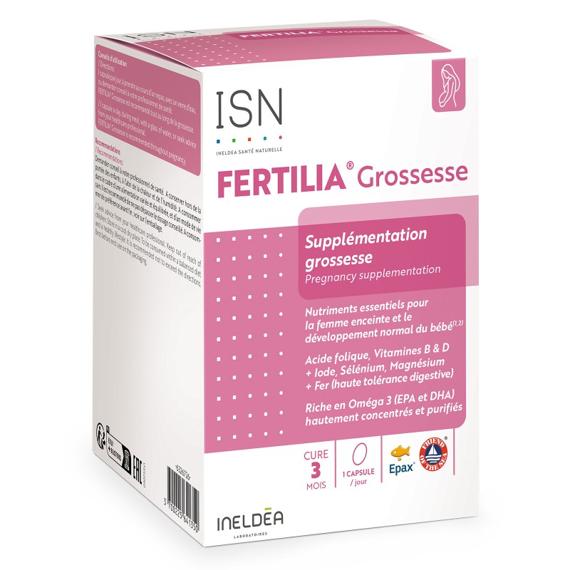 FERTILIA® GROSSESSE - Nutriments essentiels pour la femme enceinte FERTILIA® GROSSESSE - Nutriments essentiels pour la femme enceinte