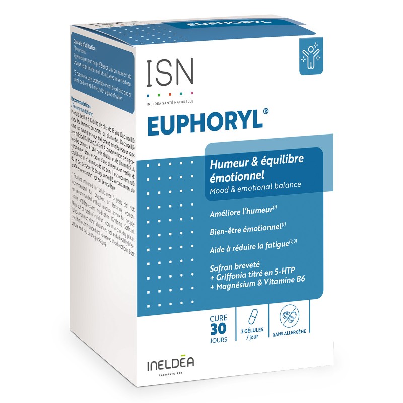 Euphoryl ISN - Troubles de l'Humeur - Ineldea Santé Naturelle Euphoryl ISN - Troubles de l'Humeur - Ineldea Santé Naturelle