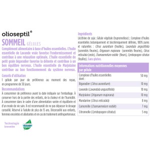 OLIOSEPTIL® Gélules Sommeil Détente OLIOSEPTIL® Gélules Sommeil Détente