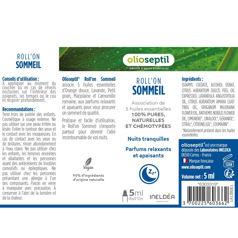 OLIOSEPTIL® ROLL-ON SOMMEIL OLIOSEPTIL® ROLL-ON SOMMEIL