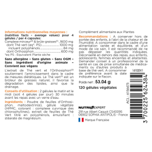 EFFIMINCIL Brûleur de graisses + Draineur naturel EFFIMINCIL Brûleur de graisses + Draineur naturel