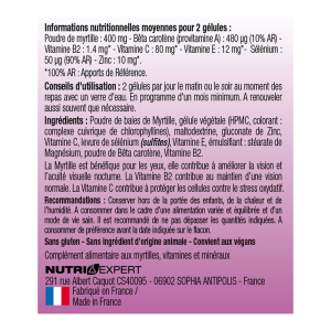 Vision Plus - Améliore la vision et l’acuité visuelle - 60 gélules Vision Plus - Améliore la vision et l’acuité visuelle - 60 gélules