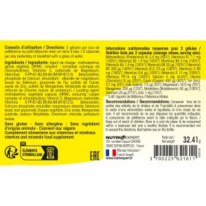 22 Vitamines & Minéraux - Aide à réduire la fatigue - 60 gélules 22 Vitamines & Minéraux - Aide à réduire la fatigue - 60 gélules