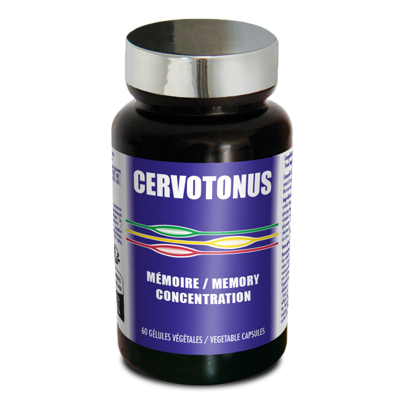 Cervotonus - Renforce la mémoire et la concentration - 60 gélules Cervotonus - Renforce la mémoire et la concentration - 60 gélules