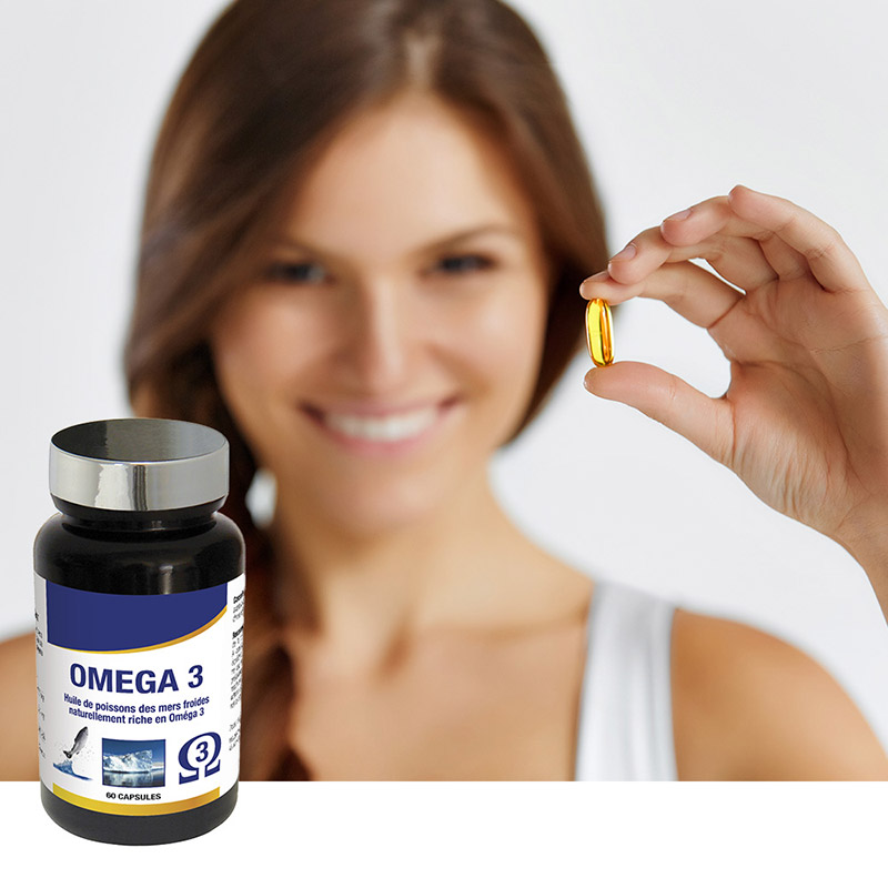 Oméga 3 - Fonctions cognitives et santé cardiovasculaire - 60 capsules Oméga 3 - Fonctions cognitives et santé cardiovasculaire - 60 capsules