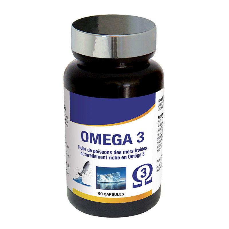 Oméga 3 - Fonctions cognitives et santé cardiovasculaire - 60 capsules Oméga 3 - Fonctions cognitives et santé cardiovasculaire - 60 capsules