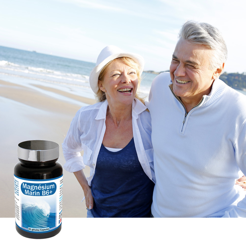 Magnésium Marin B6+ Nutriexpert - Réduit le stress et la fatigue Magnésium Marin B6+ Nutriexpert - Réduit le stress et la fatigue