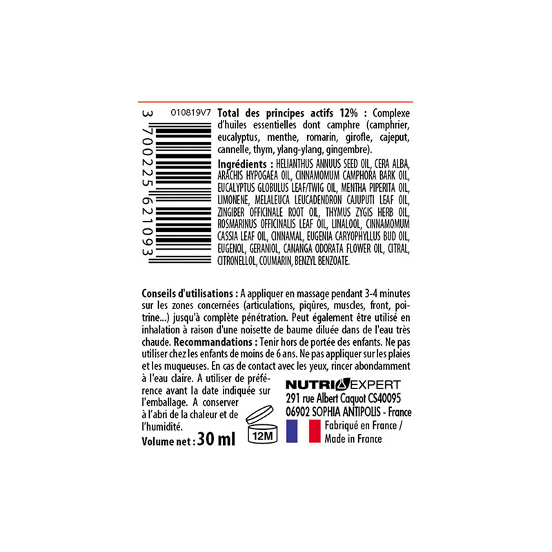 Baume Chinois Ineldea - Apaise douleurs et contusions - Pot de 30 g Baume Chinois Ineldea - Apaise douleurs et contusions - Pot de 30 g