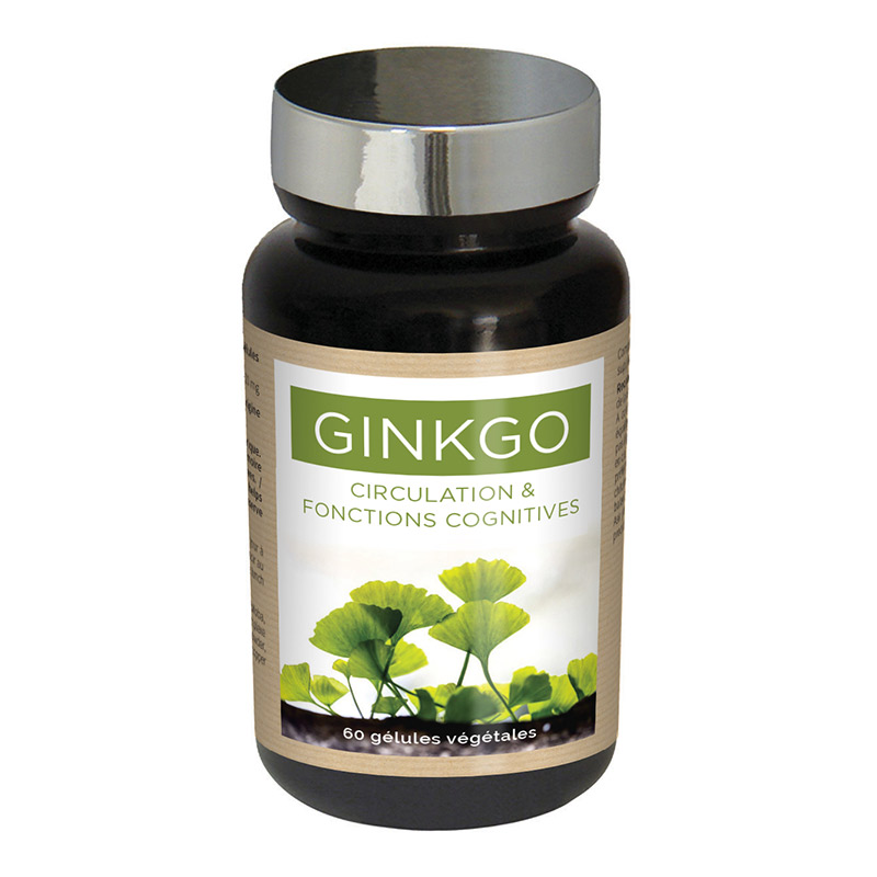 Ginkgo Biloba - Anti-âge pour les fonctions cognitives - 60 gélules Ginkgo Biloba - Anti-âge pour les fonctions cognitives - 60 gélules