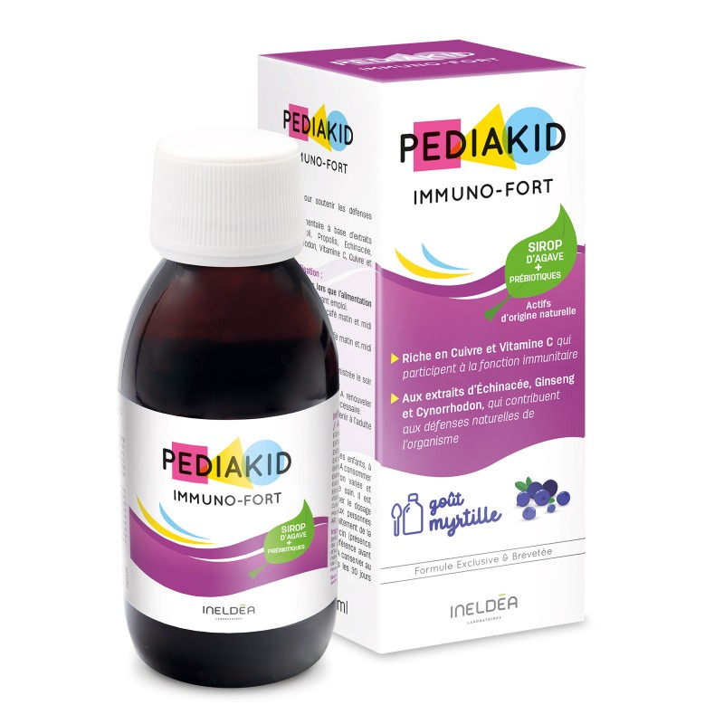 Pediakid® Immunofort - Sirop d'agave et prébiotiques Pediakid® Immunofort - Sirop d'agave et prébiotiques