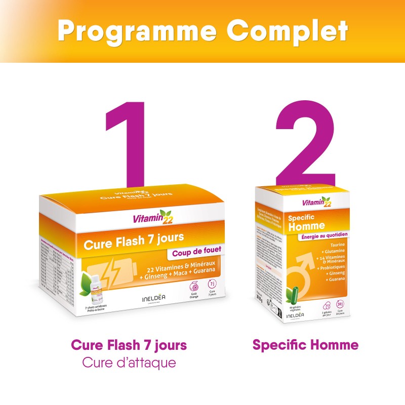 Vitamin'22 - Programme homme Vitamin'22 - Programme homme