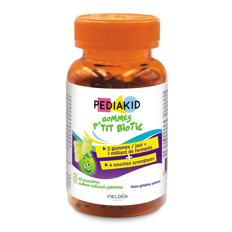 PEDIAKID® Gommes Probiotiques Enfants -Ineldea PEDIAKID® Gommes Probiotiques Enfants -Ineldea