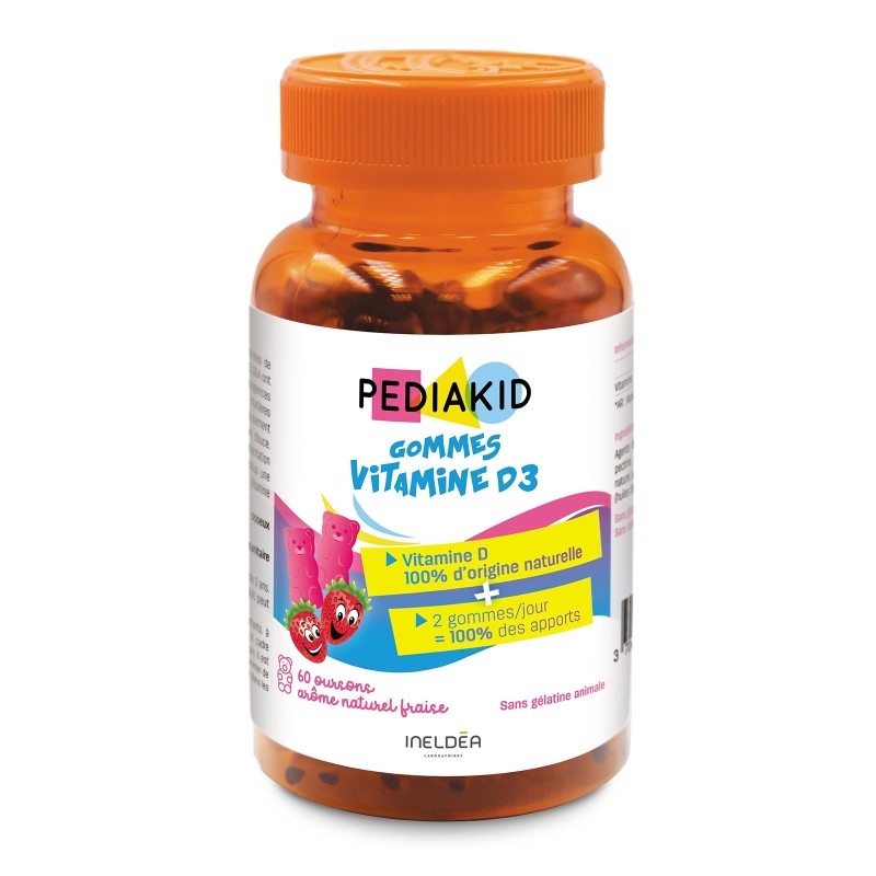 PEDIAKID Gommes Vitamine D3 - Complément alimentaire enfants PEDIAKID Gommes Vitamine D3 - Complément alimentaire enfants