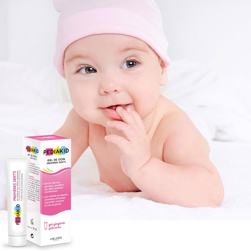 PEDIAKID® Gel de soin Premières Dents - 100% origine naturelle - 15 ml PEDIAKID® Gel de soin Premières Dents - 100% origine naturelle - 15 ml