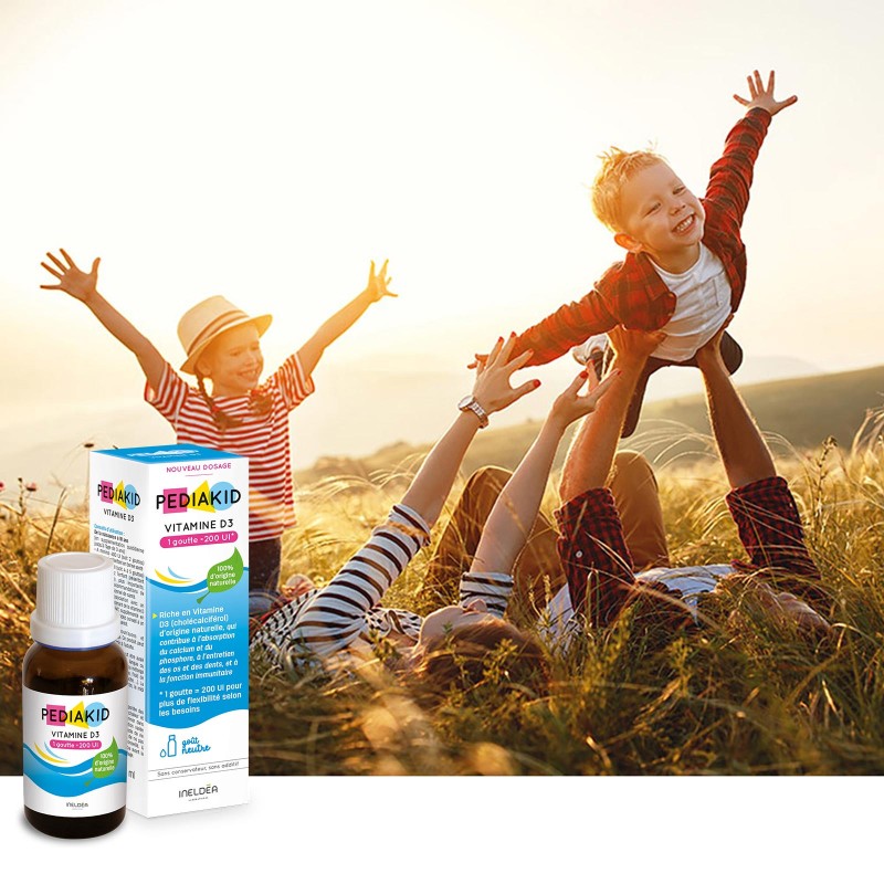 Pediakid Vitamine D3 - complément enfant naturel Pediakid Vitamine D3 - complément enfant naturel