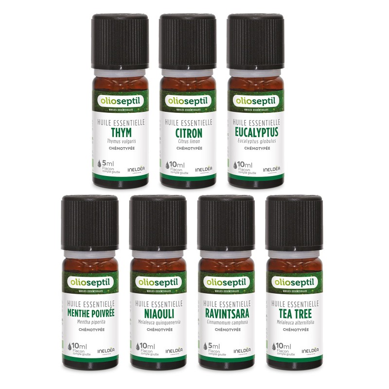 Découvrez notre coffret composé de 8 huiles essentielles - Olioseptil Découvrez notre coffret composé de 8 huiles essentielles - Olioseptil