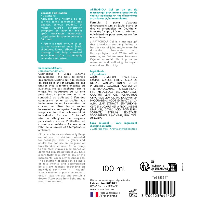 ARTROBIOL® Gel ARTROBIOL® Gel