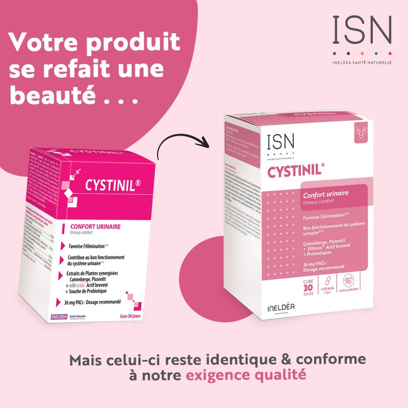 Cystinil ISN - Prévient les troubles urinaires - Ineldea Santé Naturelle Cystinil ISN - Prévient les troubles urinaires - Ineldea Santé Naturelle