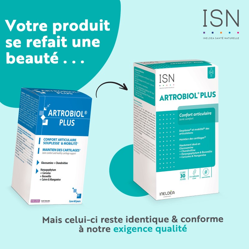 Artrobiol Plus Ineldea Santé Naturelle - Confort Articulaire - Ostéol Artrobiol Plus Ineldea Santé Naturelle - Confort Articulaire - Ostéol