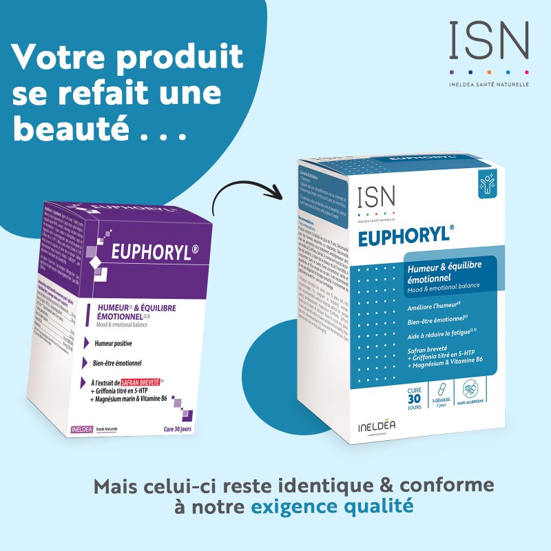 Euphoryl ISN - Troubles de l'Humeur - Ineldea Santé Naturelle Euphoryl ISN - Troubles de l'Humeur - Ineldea Santé Naturelle