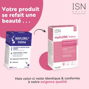 MAFLORIL INTIMA ISN - Flore vaginale : Retrouvez confort et bien-être MAFLORIL INTIMA ISN - Flore vaginale : Retrouvez confort et bien-être