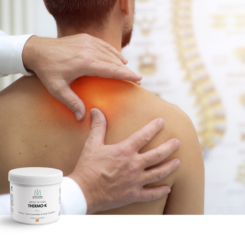 Argile de soin THERMO-K MEDICAFARM - Formule chauffante Argile de soin THERMO-K MEDICAFARM - Formule chauffante