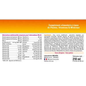 Vitamin'22 Cure Flash 7 jours - Vitamines + Minéraux + Oligo-éléments Vitamin'22 Cure Flash 7 jours - Vitamines + Minéraux + Oligo-éléments