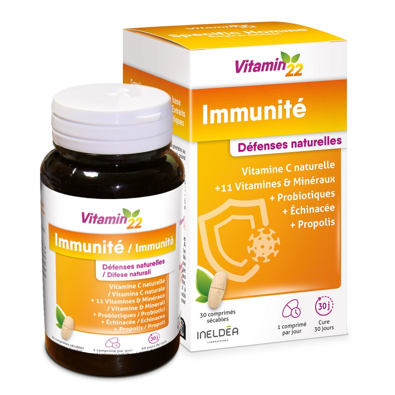 VITAMIN'22 IMMUNITE - Défenses Naturelles & Résistance VITAMIN'22 IMMUNITE - Défenses Naturelles & Résistance