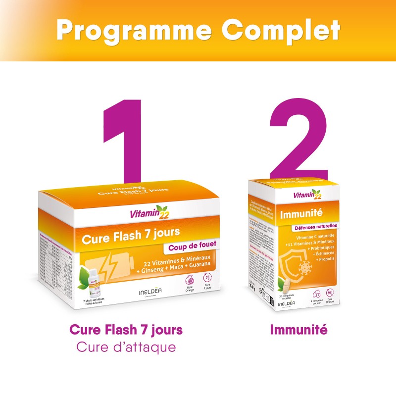 VITAMIN'22 IMMUNITE - Défenses Naturelles & Résistance VITAMIN'22 IMMUNITE - Défenses Naturelles & Résistance