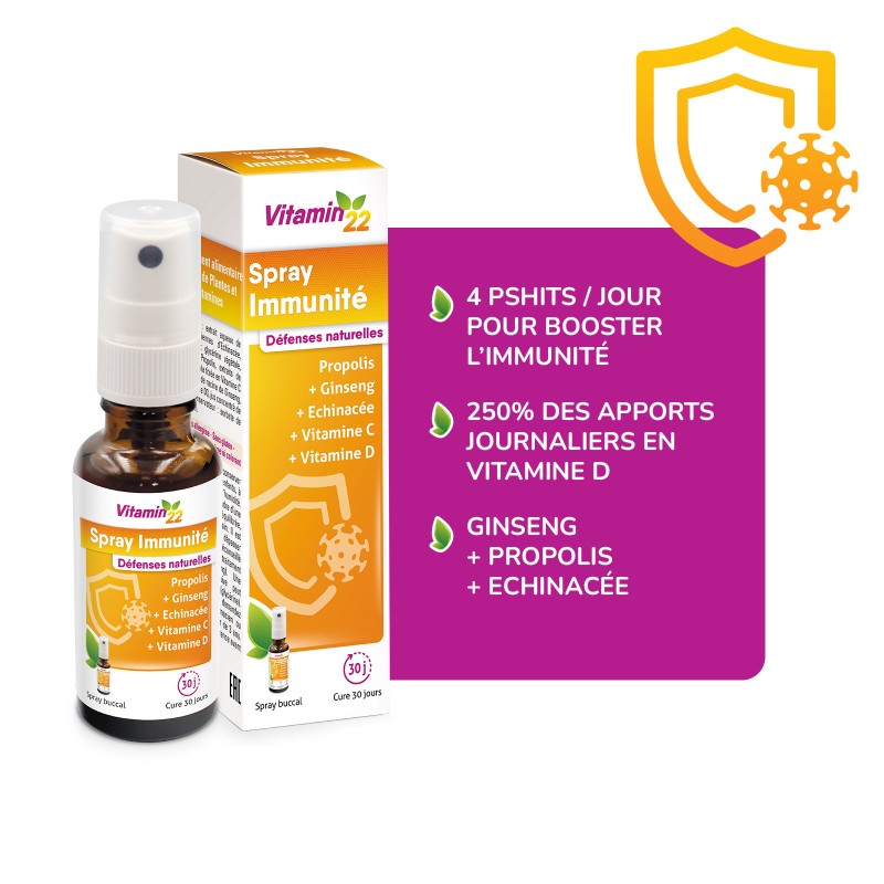 Spray Immunité - Vitamin22 Spray Immunité - Vitamin22