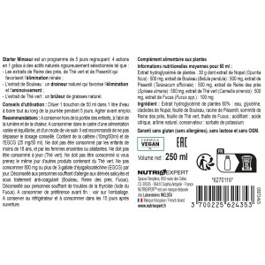 Starter Minceur - Draineur minceur 4 en 1 - Flacon de 250ml Starter Minceur - Draineur minceur 4 en 1 - Flacon de 250ml