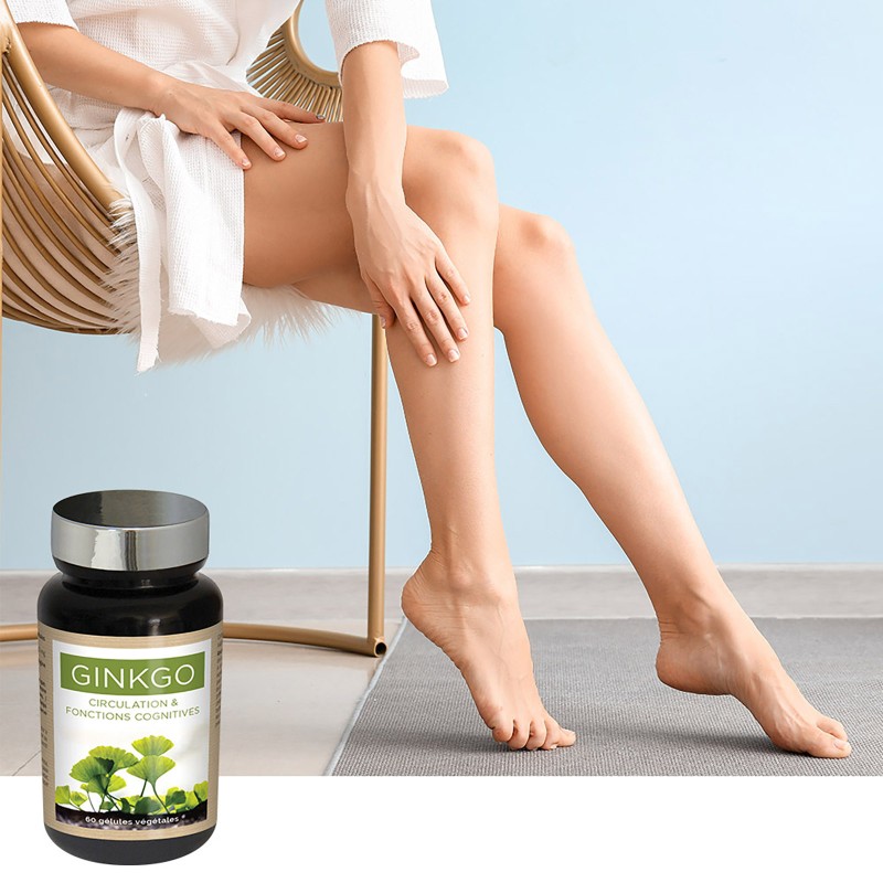 Ginkgo Biloba - Anti-âge pour les fonctions cognitives - 60 gélules Ginkgo Biloba - Anti-âge pour les fonctions cognitives - 60 gélules