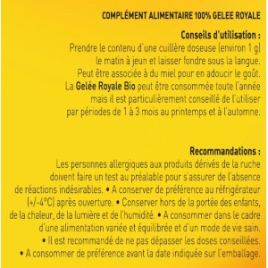 100% Gelée Royale BIO de haute qualité - Soutient Défenses naturelles 100% Gelée Royale BIO de haute qualité - Soutient Défenses naturelles