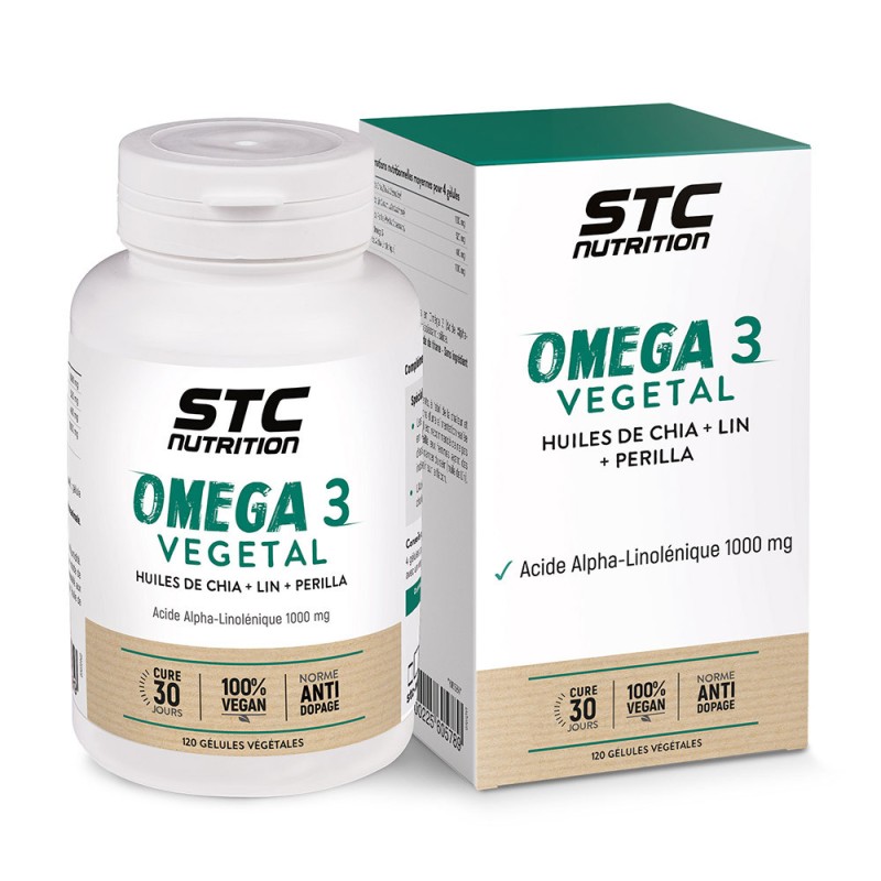 Omega 3 Végétal: Protection cardio-vasculaire - 120 gélules - Vegan Omega 3 Végétal: Protection cardio-vasculaire - 120 gélules - Vegan