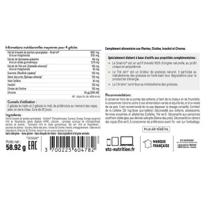 Hydroxyblast STC Nutrition - Brûle-graisses - Vegan - 120 gélules Hydroxyblast STC Nutrition - Brûle-graisses - Vegan - 120 gélules